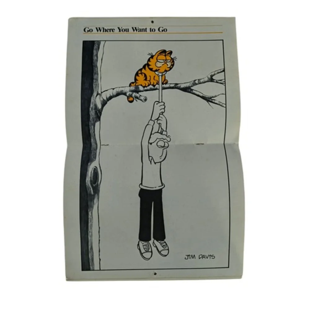 1982 Ballantine Garfield How To Behave Like A Cat Calendar